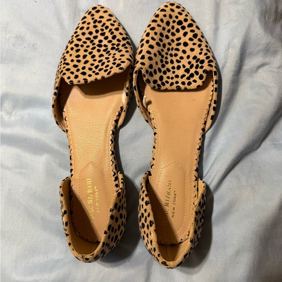 Isaac Mizrahi Tan and Black Leopard Print Loafers - Picture 3 of 6